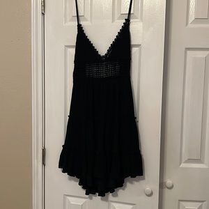 Forever 21 brand black summer M dress backless super cute